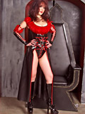 Femdom latex Mistress