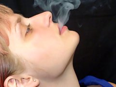 Fetish Pictures -  Innocent Pamela takes a cigarette then takes a swollen cock
