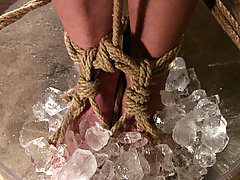 Water Bondage Pictures -  Angelene Black gets hard anal fucking in Waterbondage