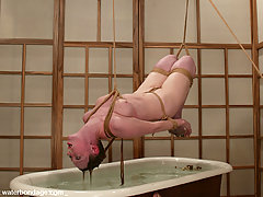 Water Bondage Pictures -  Blaze has some water play in mind for the gorgeous Darling!