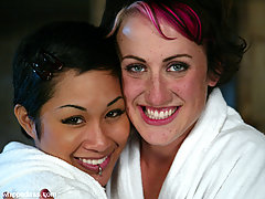 Lesbian Pictures -  Dylan endures hard punishment and fucking.