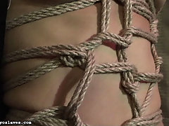 Fetish Pictures -  FetishNetwork.com - Little Ageha gets bound and roughly probed by sick master Osada Steve
